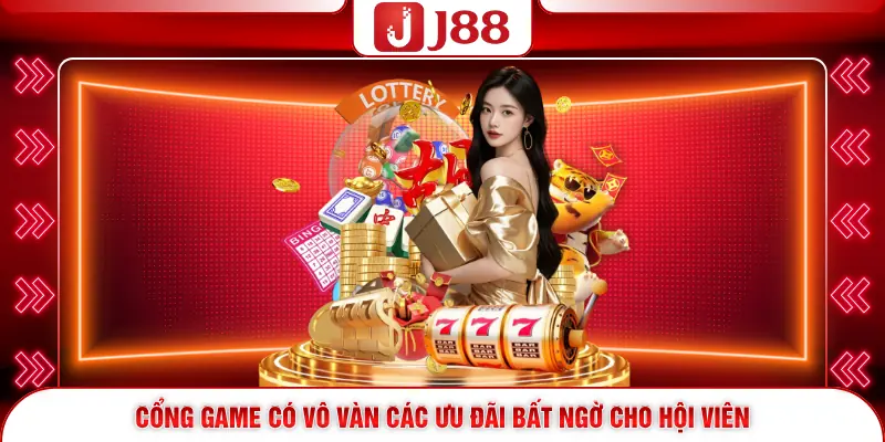 Cổng game có vô vàn các ưu đãi bất ngờ cho hội viên